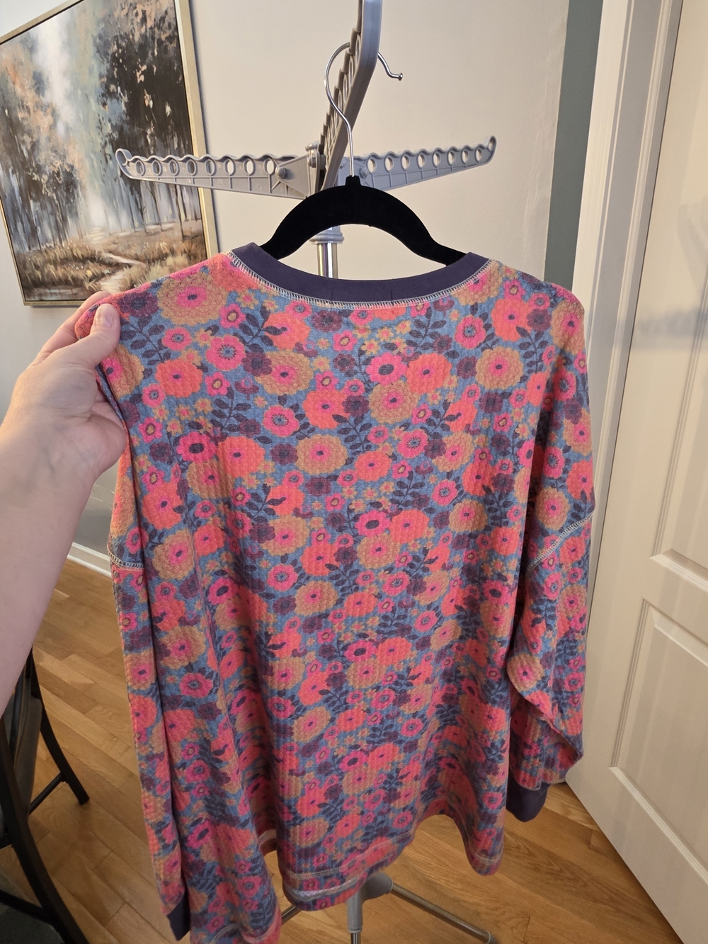 NATURAL LIFE Bright Floral Thermal Top - Picture 7 of 8
